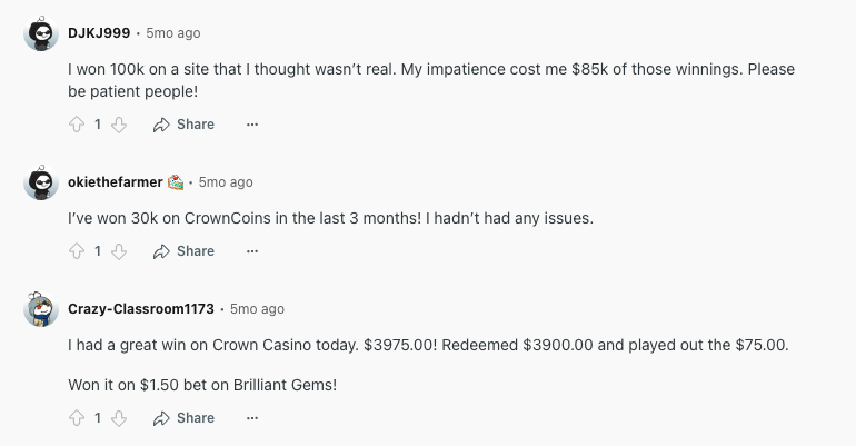 crown coins casino review