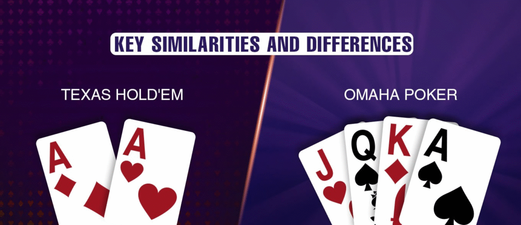 Omaha vs Texas Hold’em